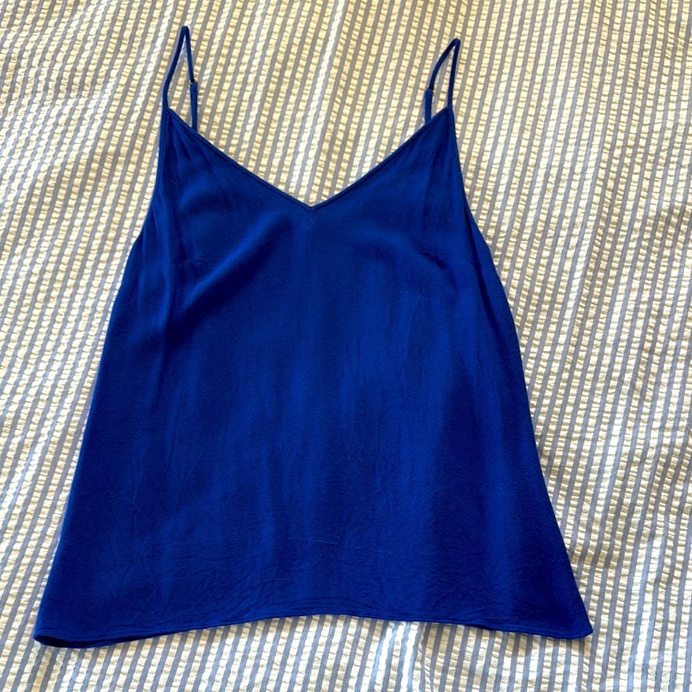 Lilly Pulitzer cobalt blue spaghetti tank size small